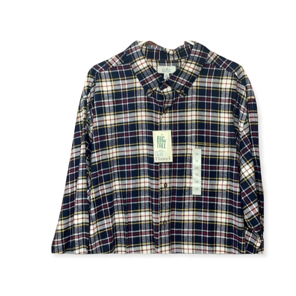 Sz2X Croft & Barrow Soft Flannel Button Down - Picture 3 of 8
